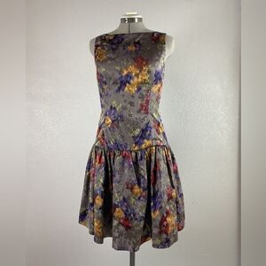 Ralph Lauren Black Label Floral drop waist dress